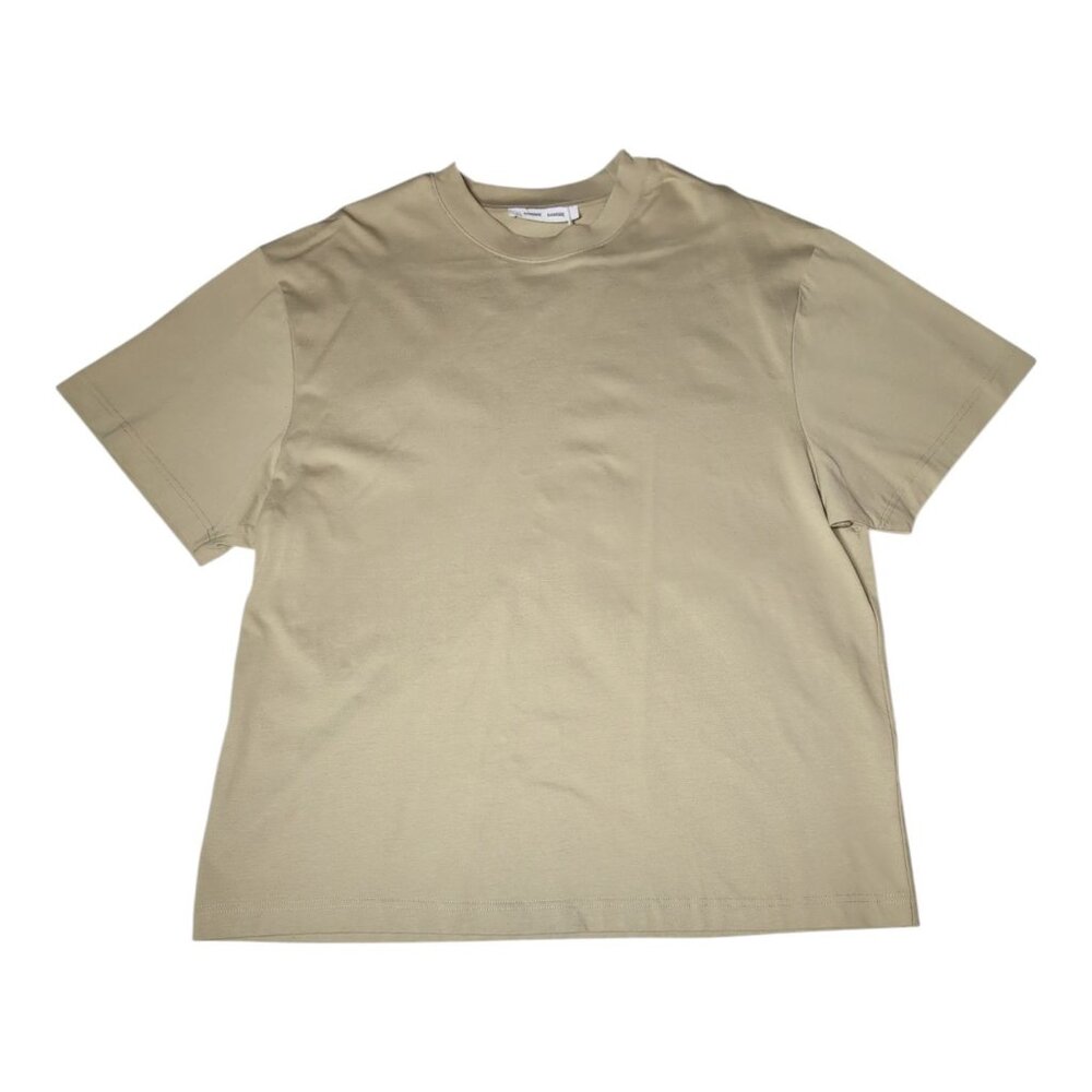 Samsoe Samsoe Oversized Organic Cotton T-Shirt Lionelle Sage Green Size M